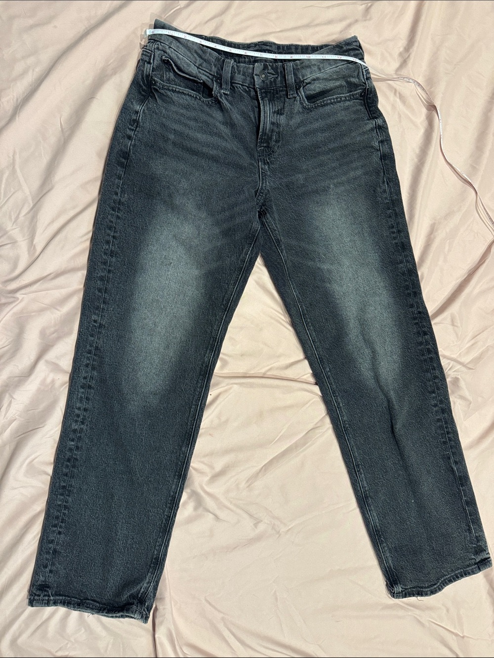 American Eagle Outfitters Black Wash Straight Leg Jeans